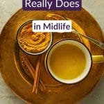 Turmeric benefits for women in midlife &mdash; golden milk with black pepper