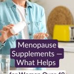 Pin: menopause supplements for women over 40 &mdash; what helps and what food does better