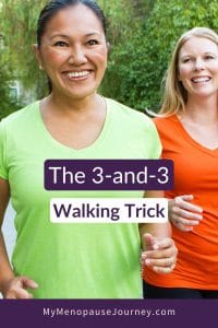 benefits of walking in midlife &mdash; woman walking outdoors in comfy shoes
