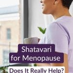 Pin on shatavari for menopause &mdash; woman in her fifties with a calming cup of tea