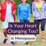 Midlife woman walking in a park — protecting heart health in menopause